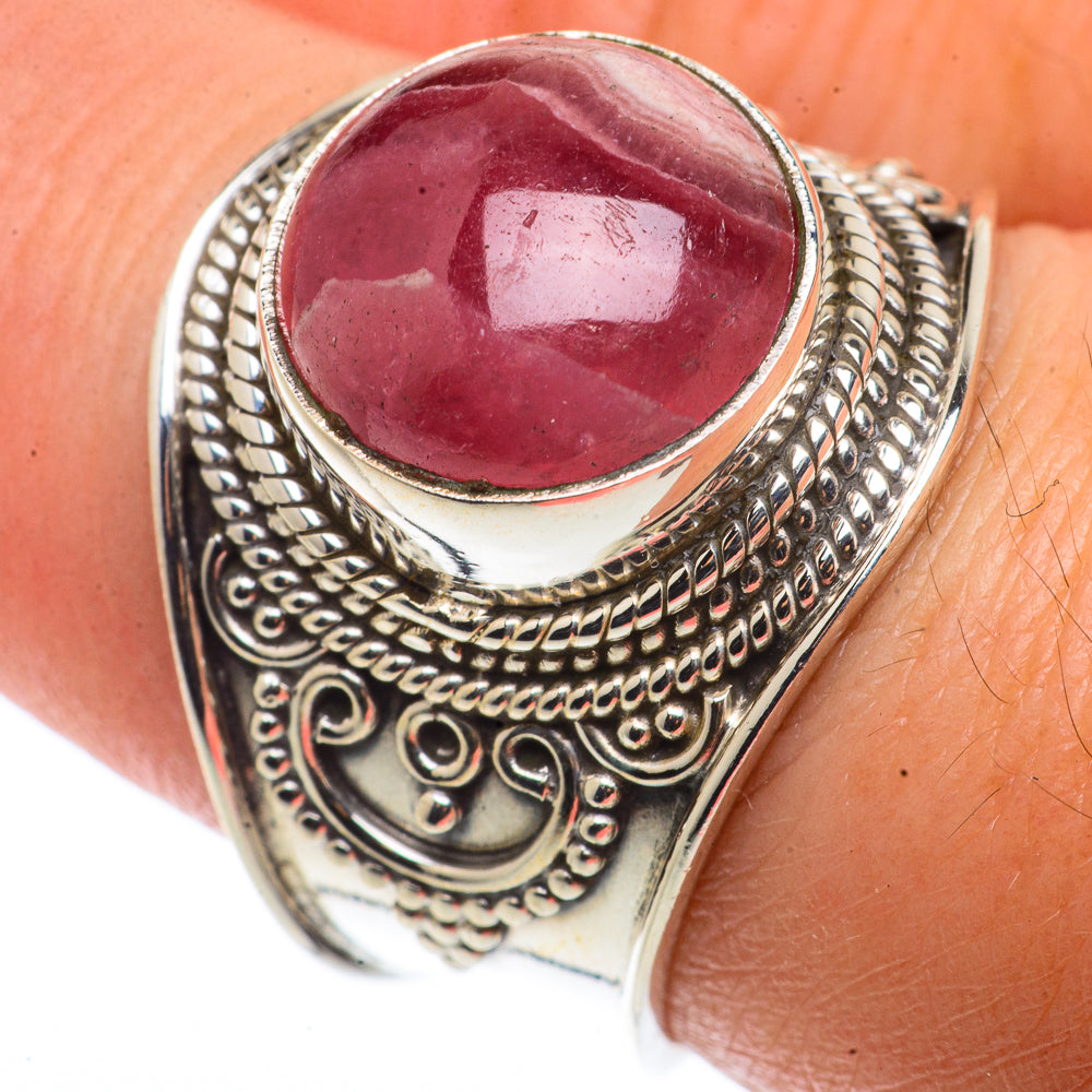 Rhodochrosite Rings handcrafted by Anasilvercos - RING66475