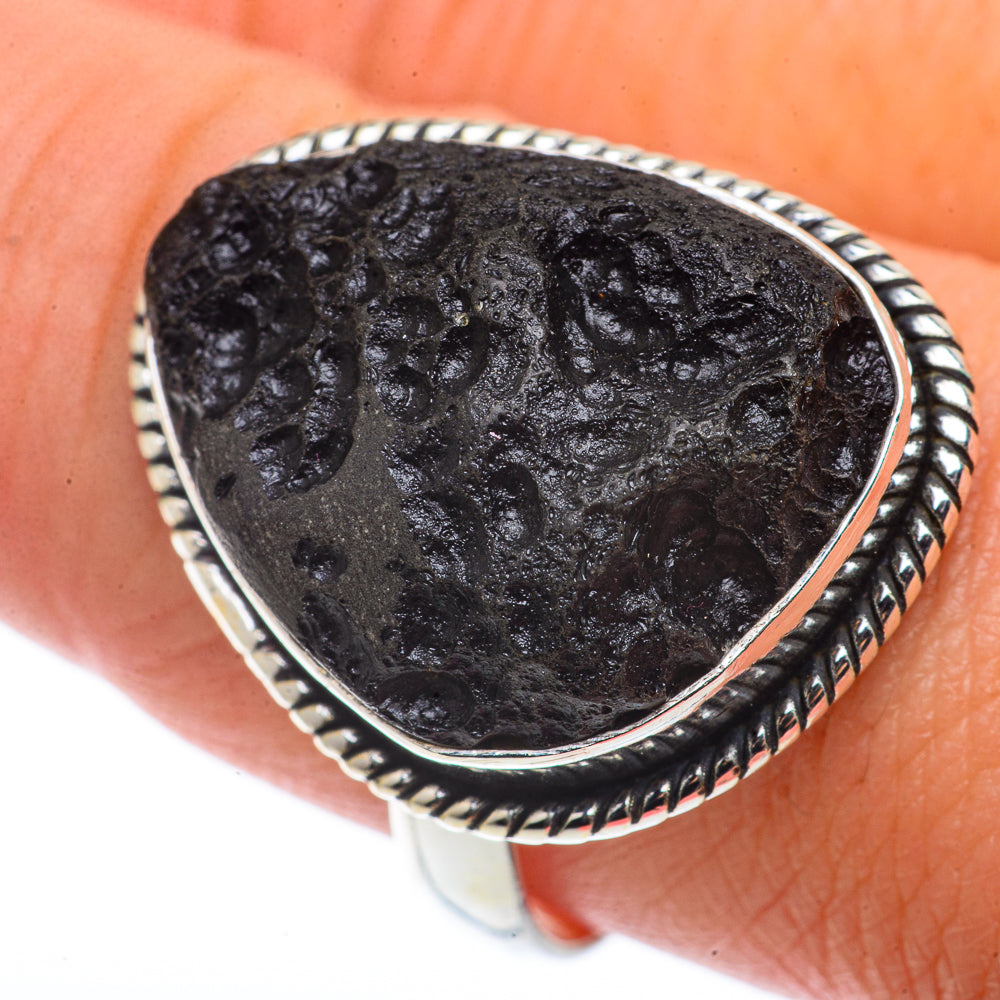 Tektite Rings handcrafted by Anasilvercos - RING66486