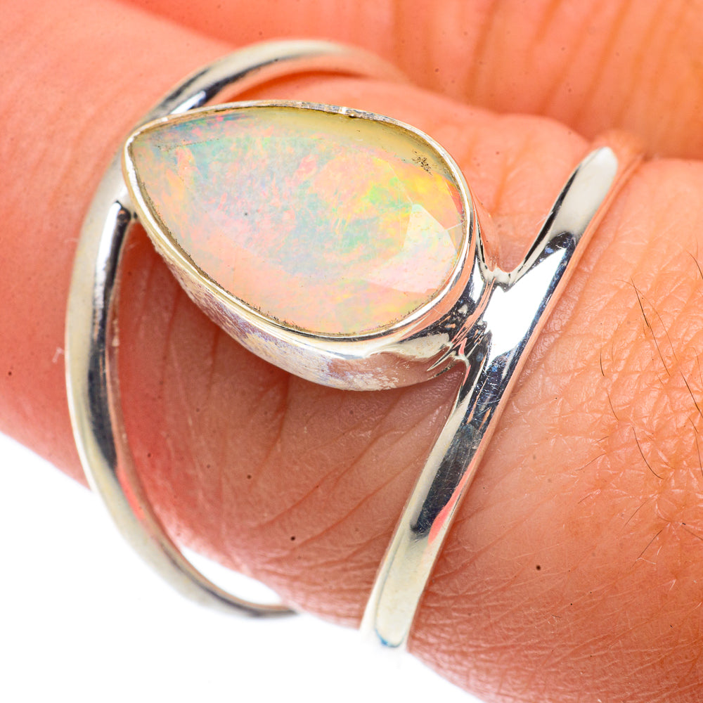 Ethiopian Opal Rings handcrafted by Anasilvercos - RING66515