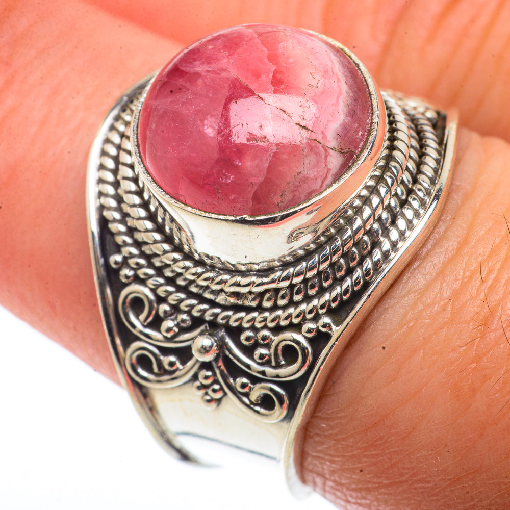 Rhodochrosite Rings handcrafted by Anasilvercos - RING66528