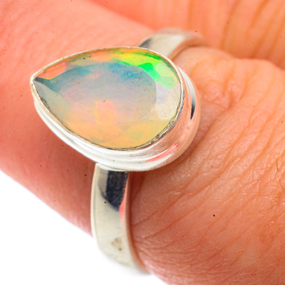Ethiopian Opal Rings handcrafted by Anasilvercos - RING66536