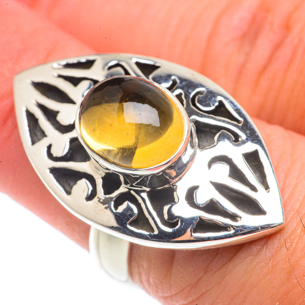 Citrine Rings handcrafted by Anasilvercos - RING66548