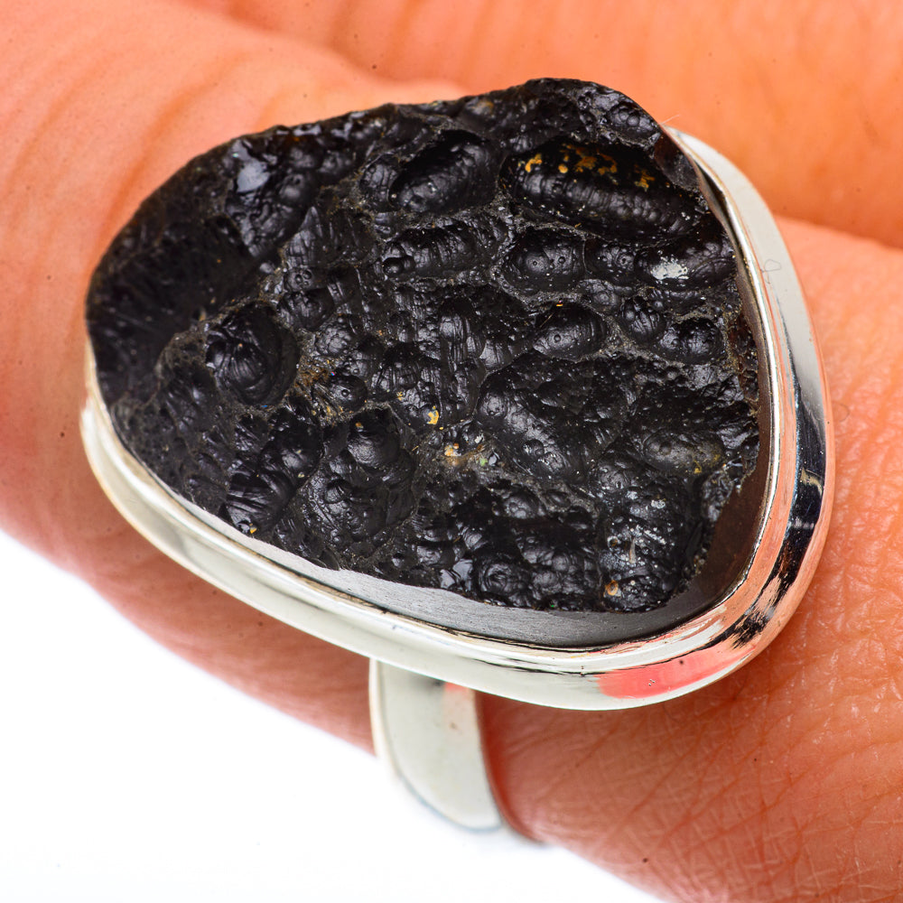 Tektite Rings handcrafted by Anasilvercos - RING66555