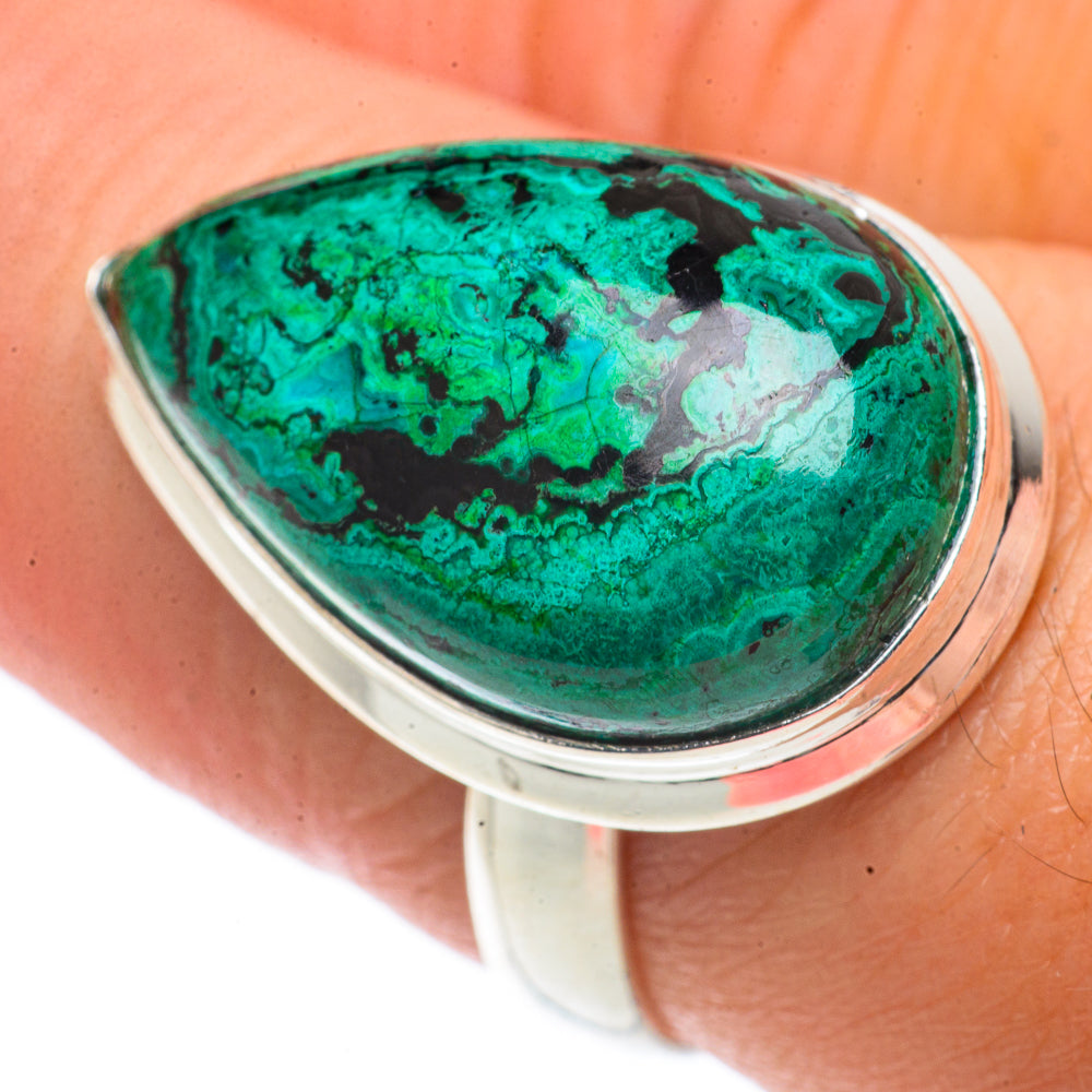 Chrysocolla Rings handcrafted by Anasilvercos - RING66562