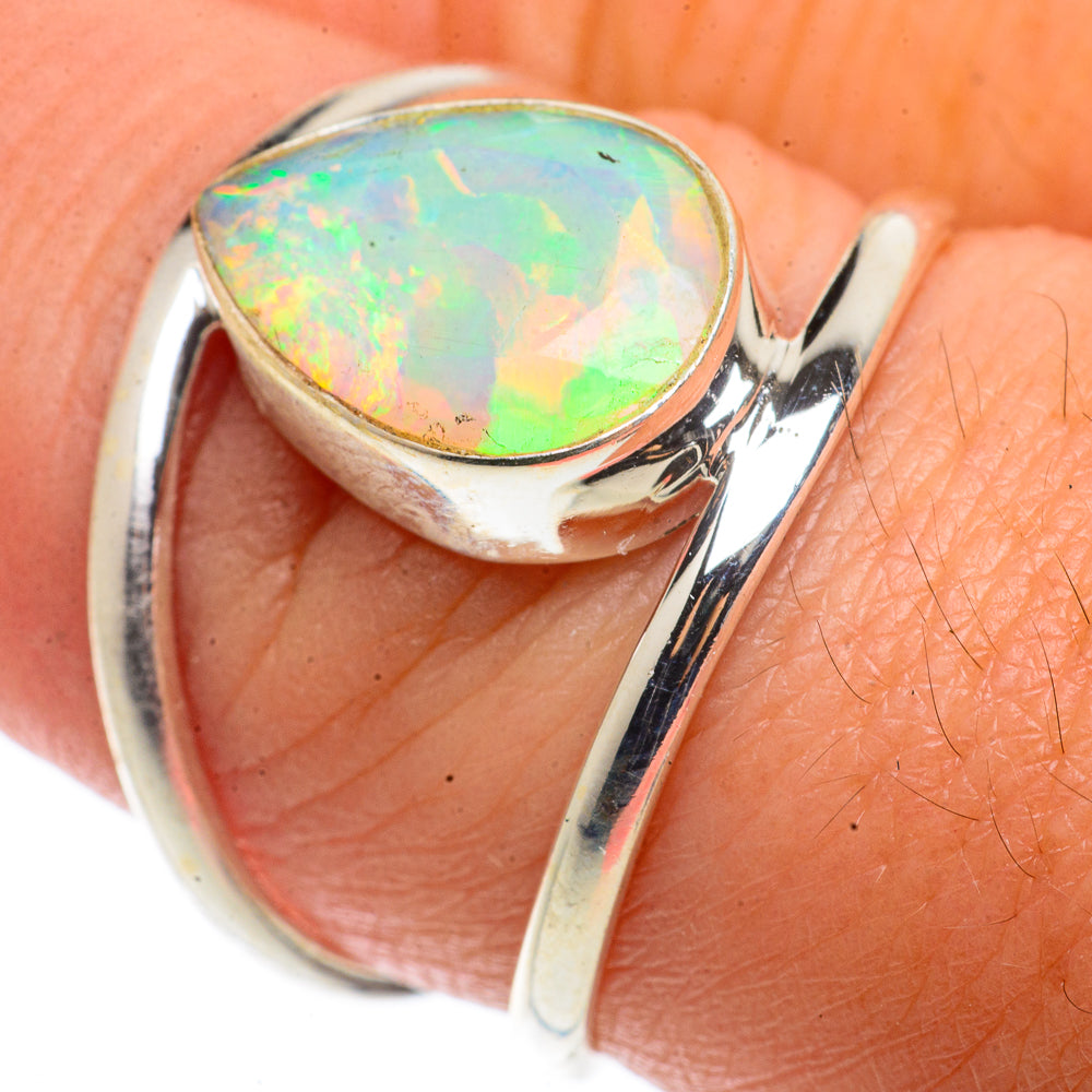 Ethiopian Opal Rings handcrafted by Anasilvercos - RING66575