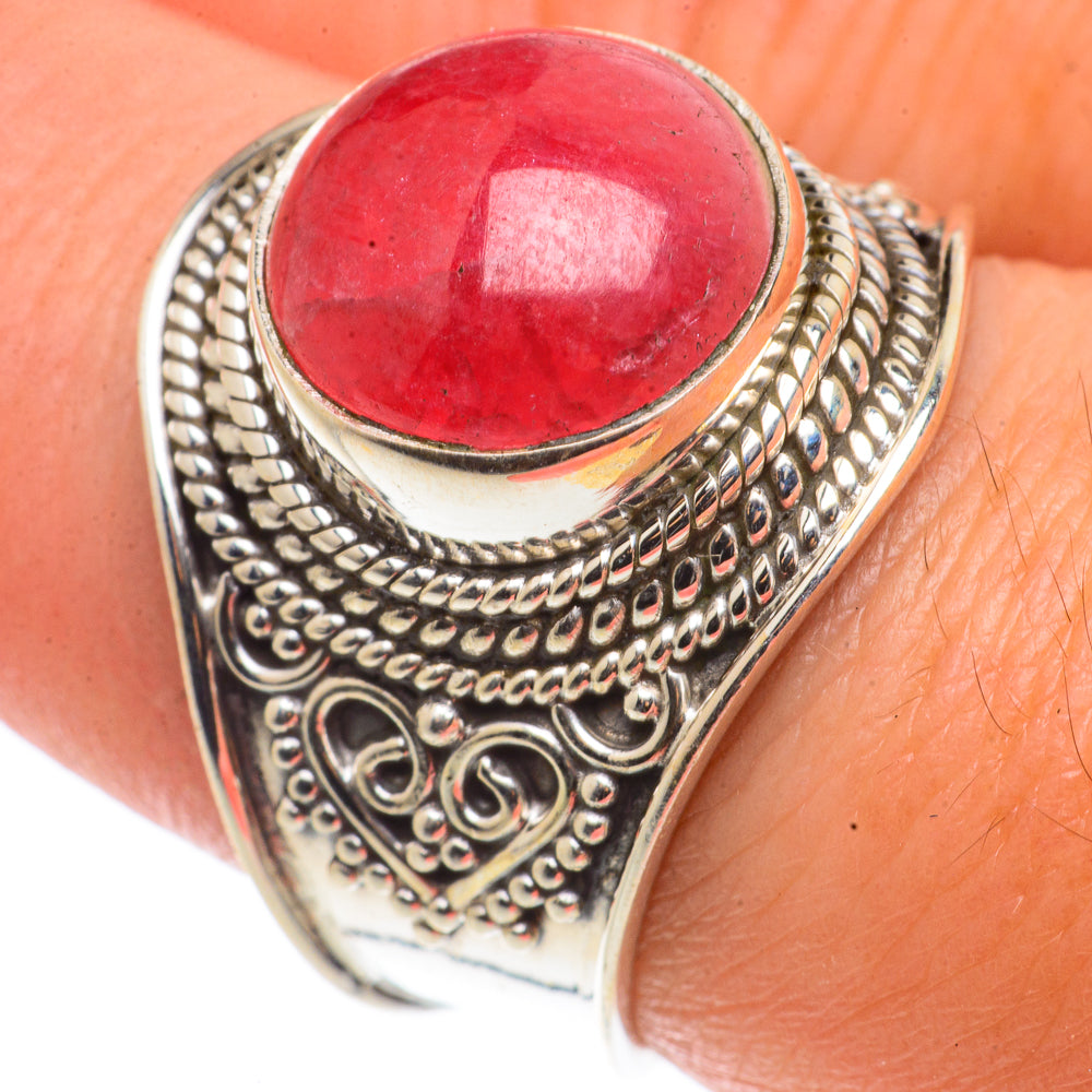 Rhodochrosite Rings handcrafted by Anasilvercos - RING66589