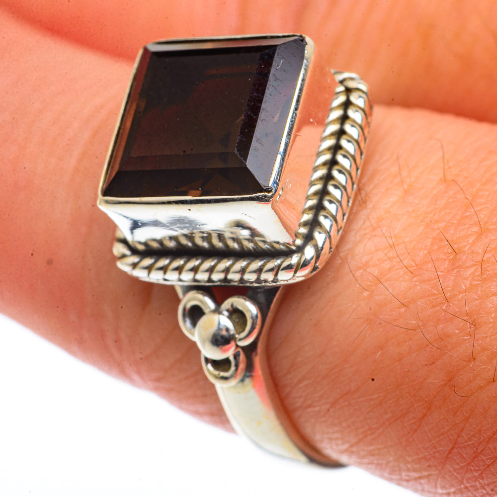 Smoky Quartz Rings handcrafted by Anasilvercos - RING66635