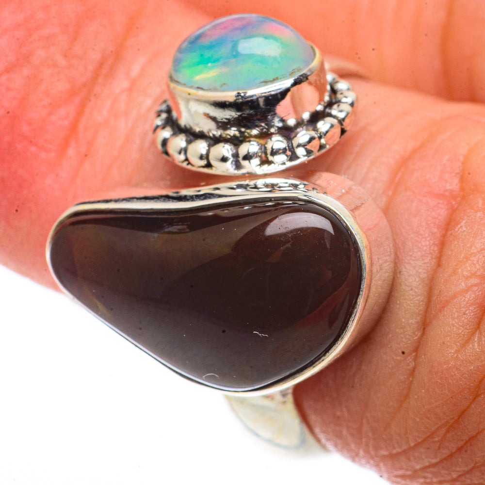 Mexican Fire Agate Rings handcrafted by Anasilvercos - RING66661