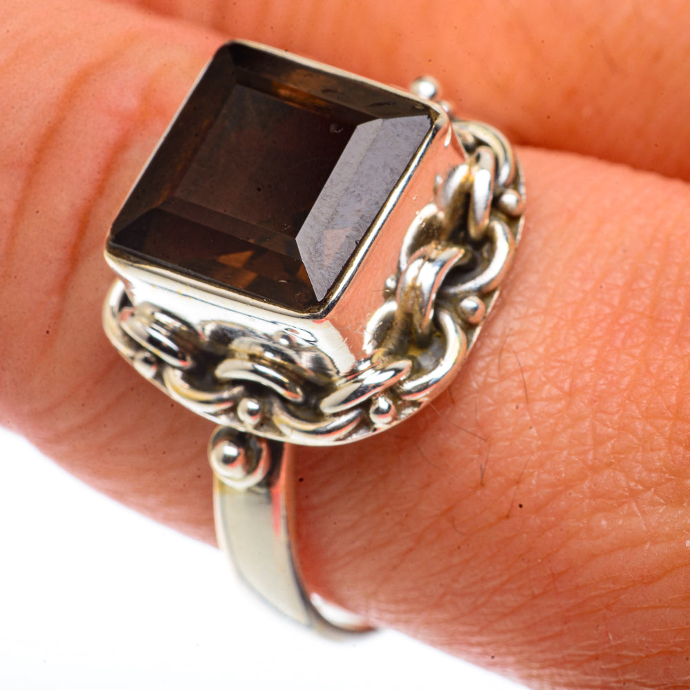 Smoky Quartz Rings handcrafted by Anasilvercos - RING66664