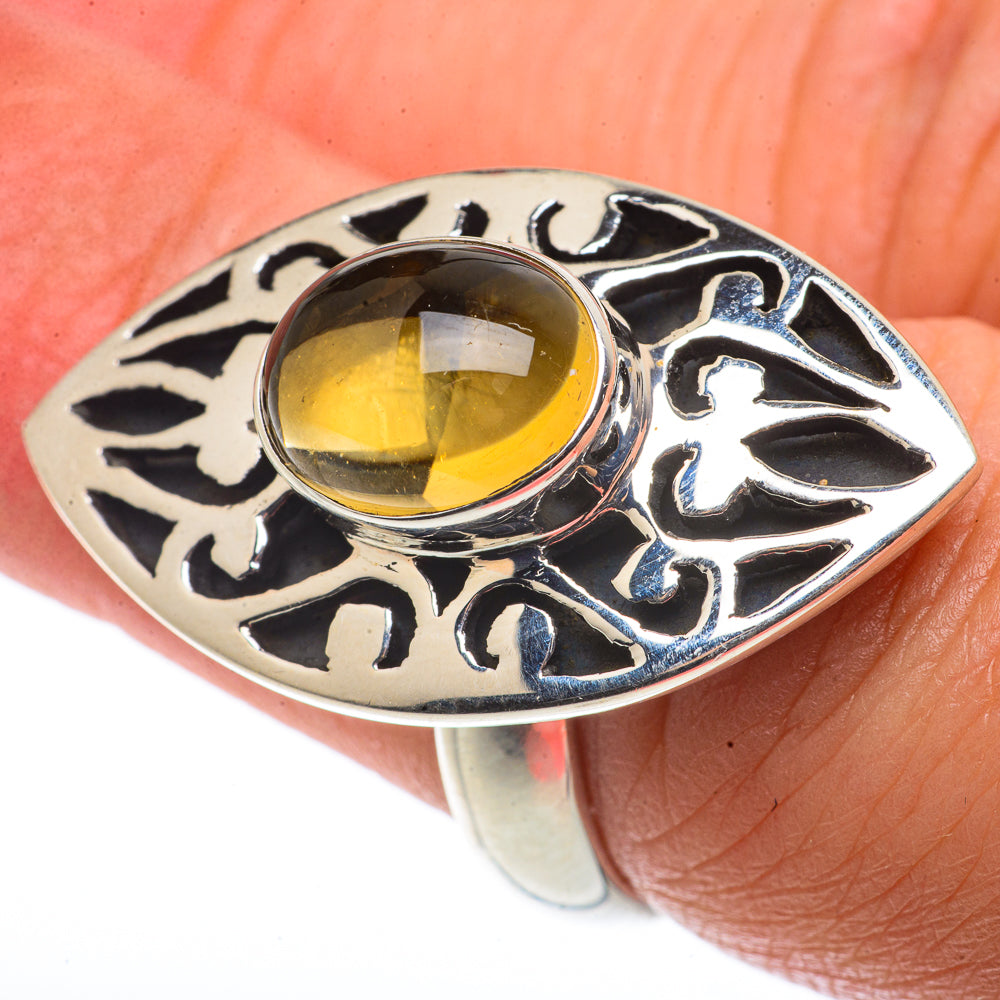 Citrine Rings handcrafted by Anasilvercos - RING66673