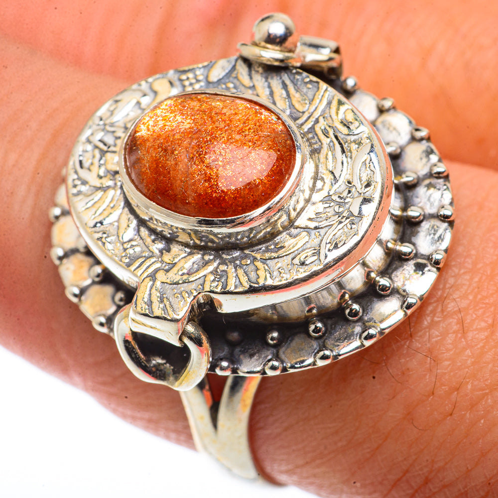 Sunstone Rings handcrafted by Anasilvercos - RING66713