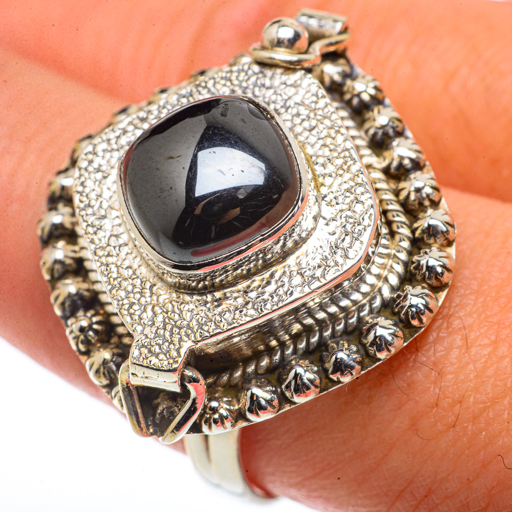 Hematite Rings handcrafted by Anasilvercos - RING66728