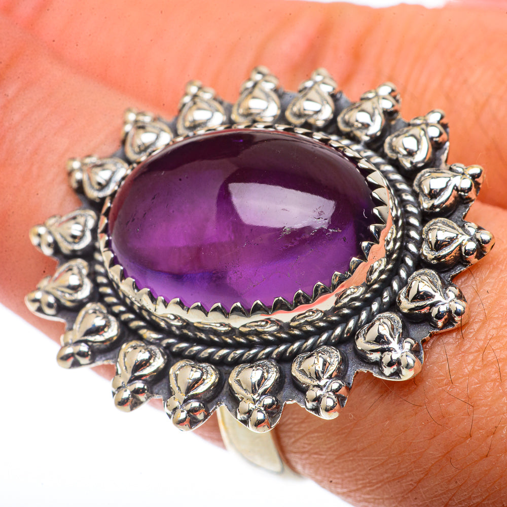 Amethyst Rings handcrafted by Anasilvercos - RING66740