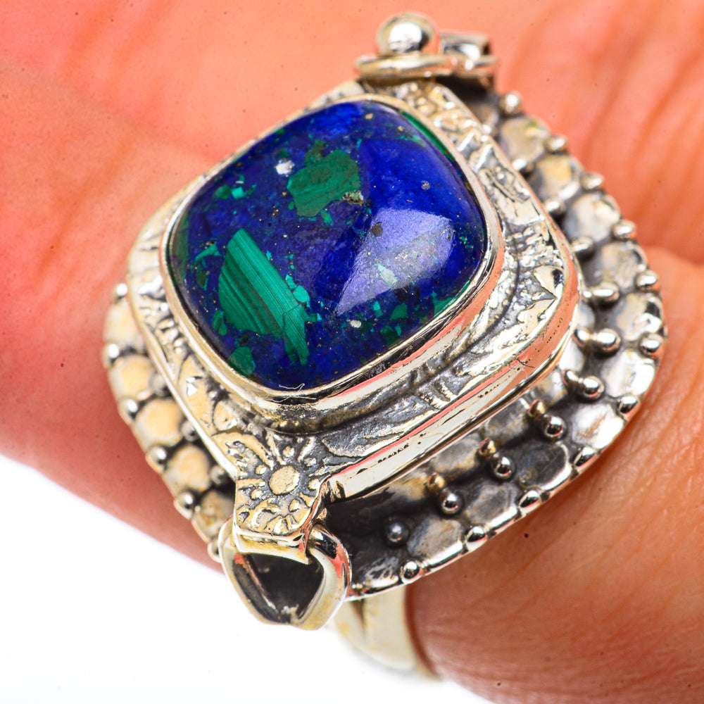 Azurite Rings handcrafted by Anasilvercos - RING66748
