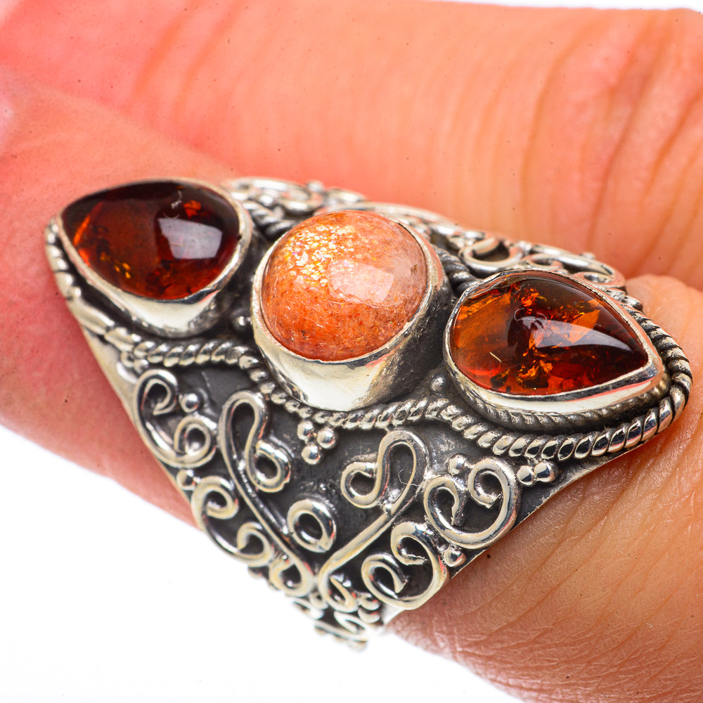 Sunstone Rings handcrafted by Anasilvercos - RING66762