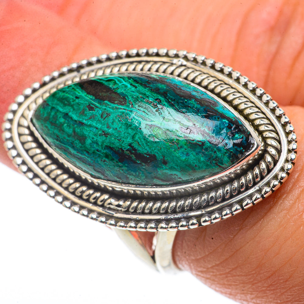 Chrysocolla Rings handcrafted by Anasilvercos - RING66776