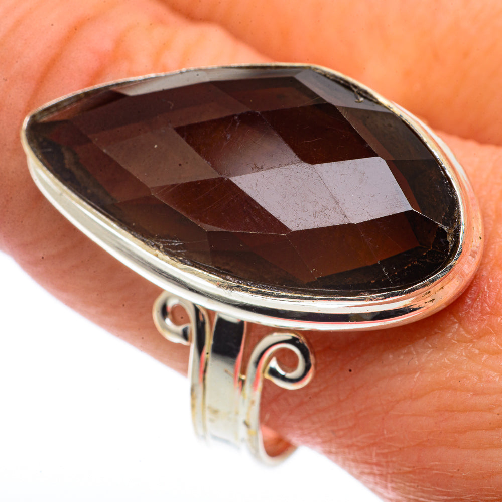 Smoky Quartz Rings handcrafted by Anasilvercos - RING66781