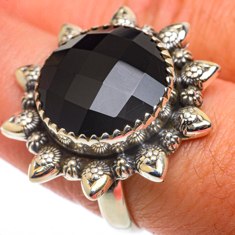 Black Onyx Rings handcrafted by Anasilvercos - RING66789
