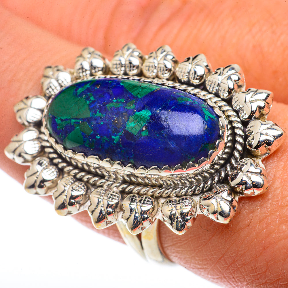 Azurite Rings handcrafted by Anasilvercos - RING66792