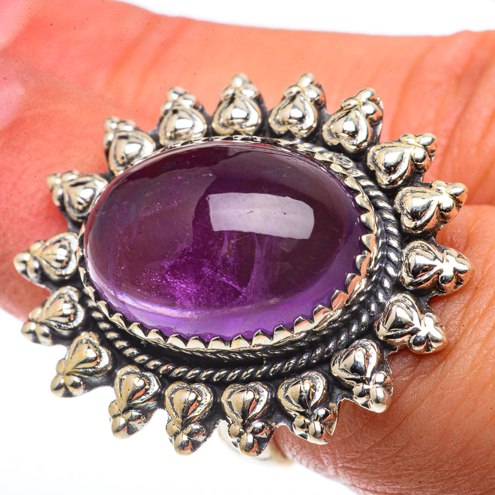 Amethyst Rings handcrafted by Anasilvercos - RING66804