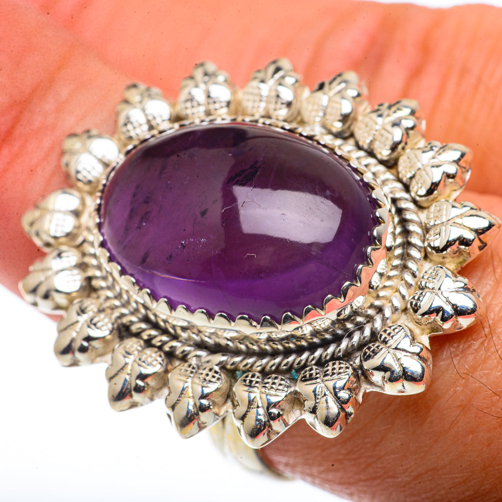 Amethyst Rings handcrafted by Anasilvercos - RING66825