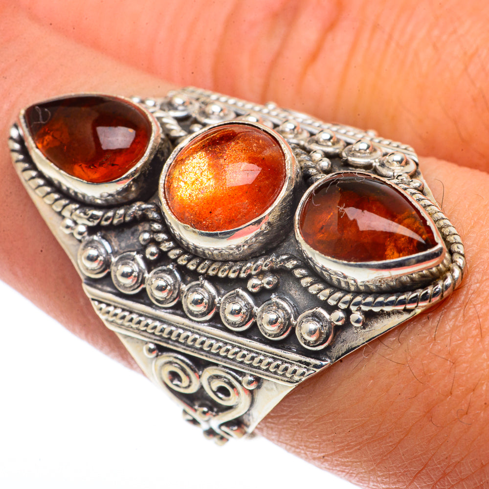 Sunstone Rings handcrafted by Anasilvercos - RING66834