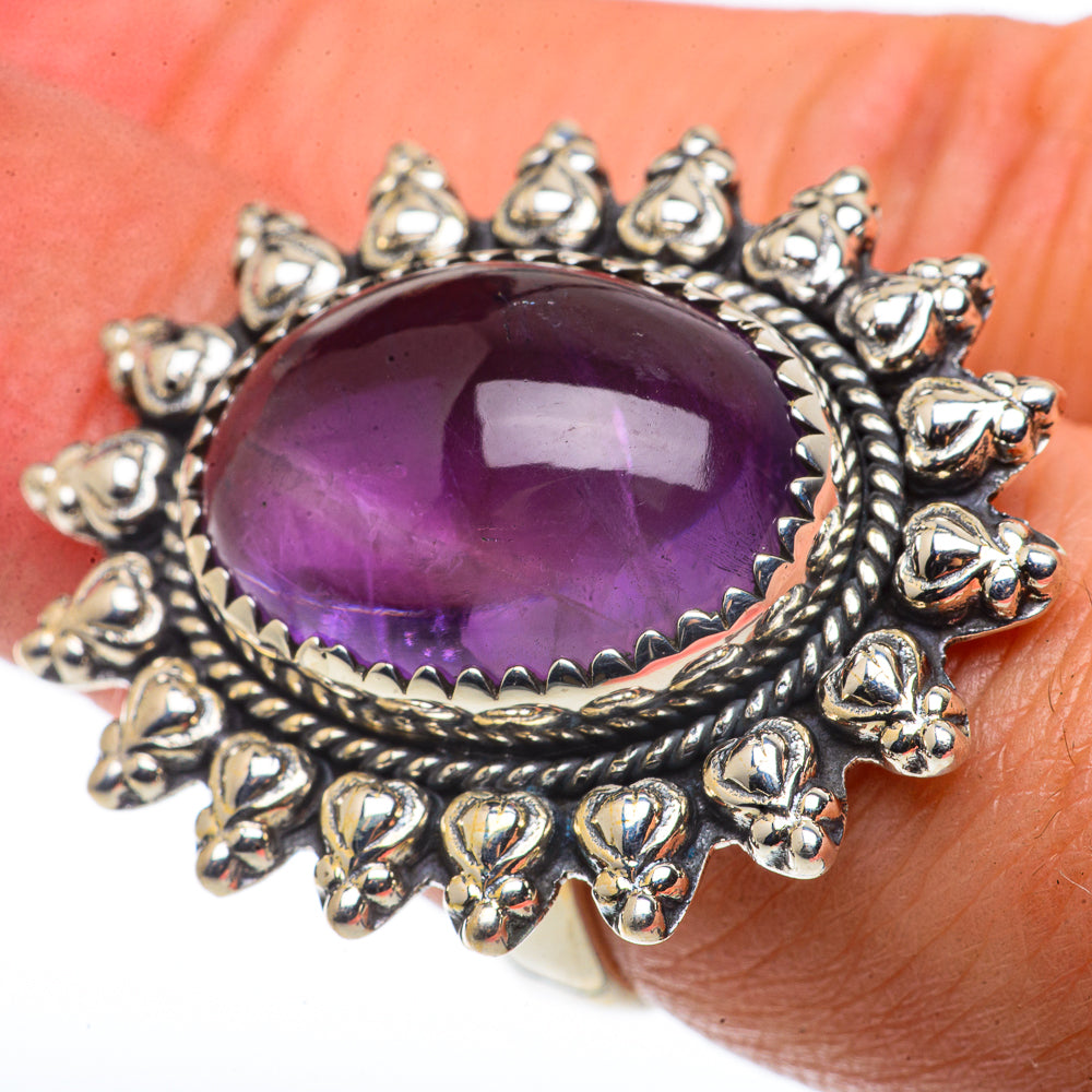 Amethyst Rings handcrafted by Anasilvercos - RING66855