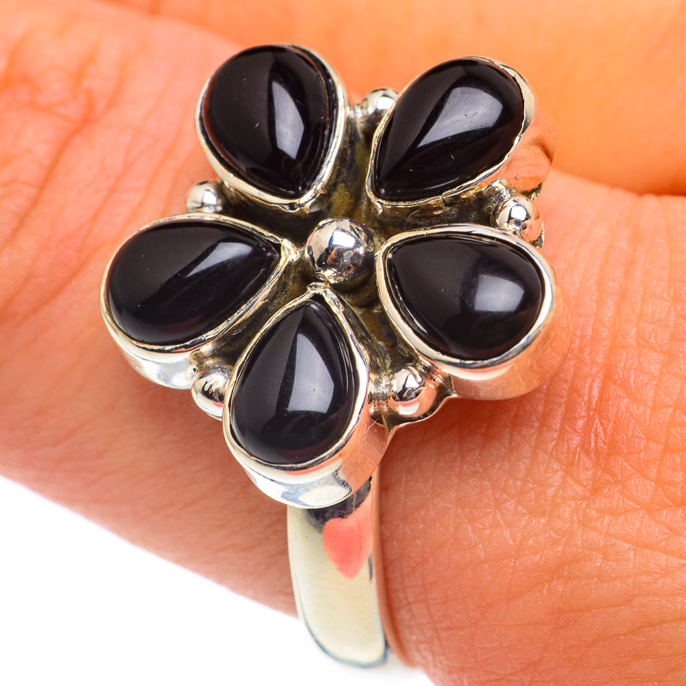 Black Onyx Rings handcrafted by Anasilvercos - RING66880