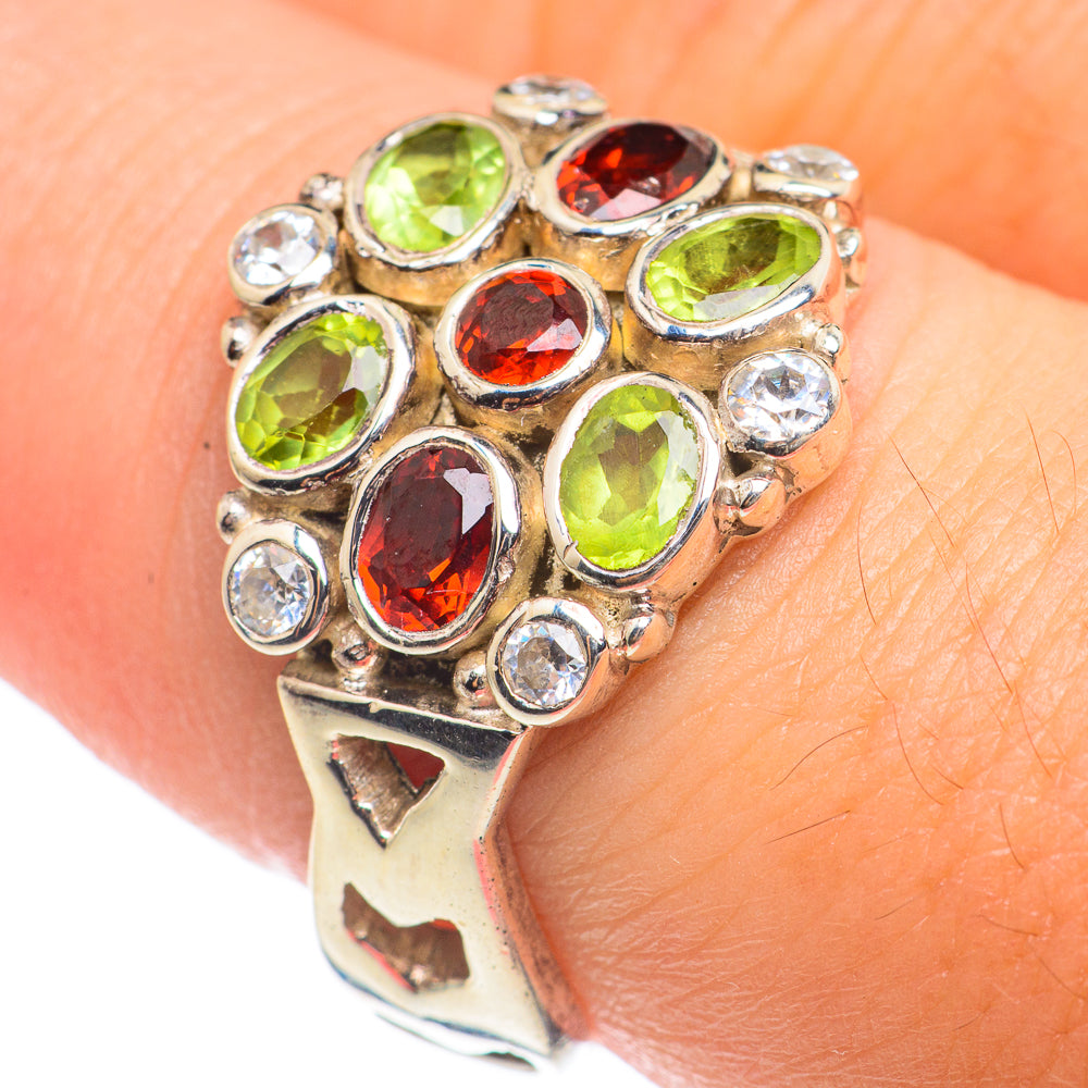 Peridot Rings handcrafted by Anasilvercos - RING66884