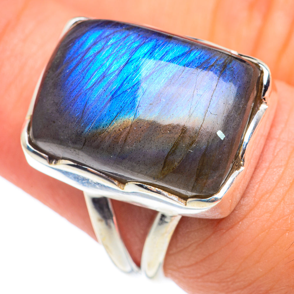 Labradorite Rings handcrafted by Anasilvercos - RING66887