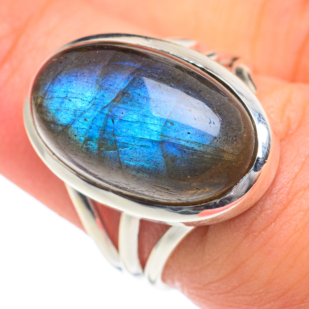 Labradorite Rings handcrafted by Anasilvercos - RING66916