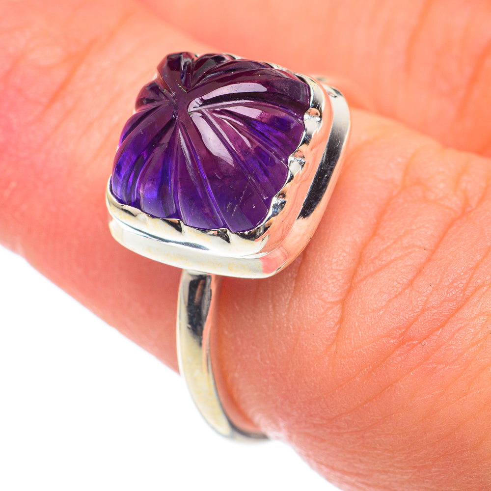 Amethyst Rings handcrafted by Anasilvercos - RING66933