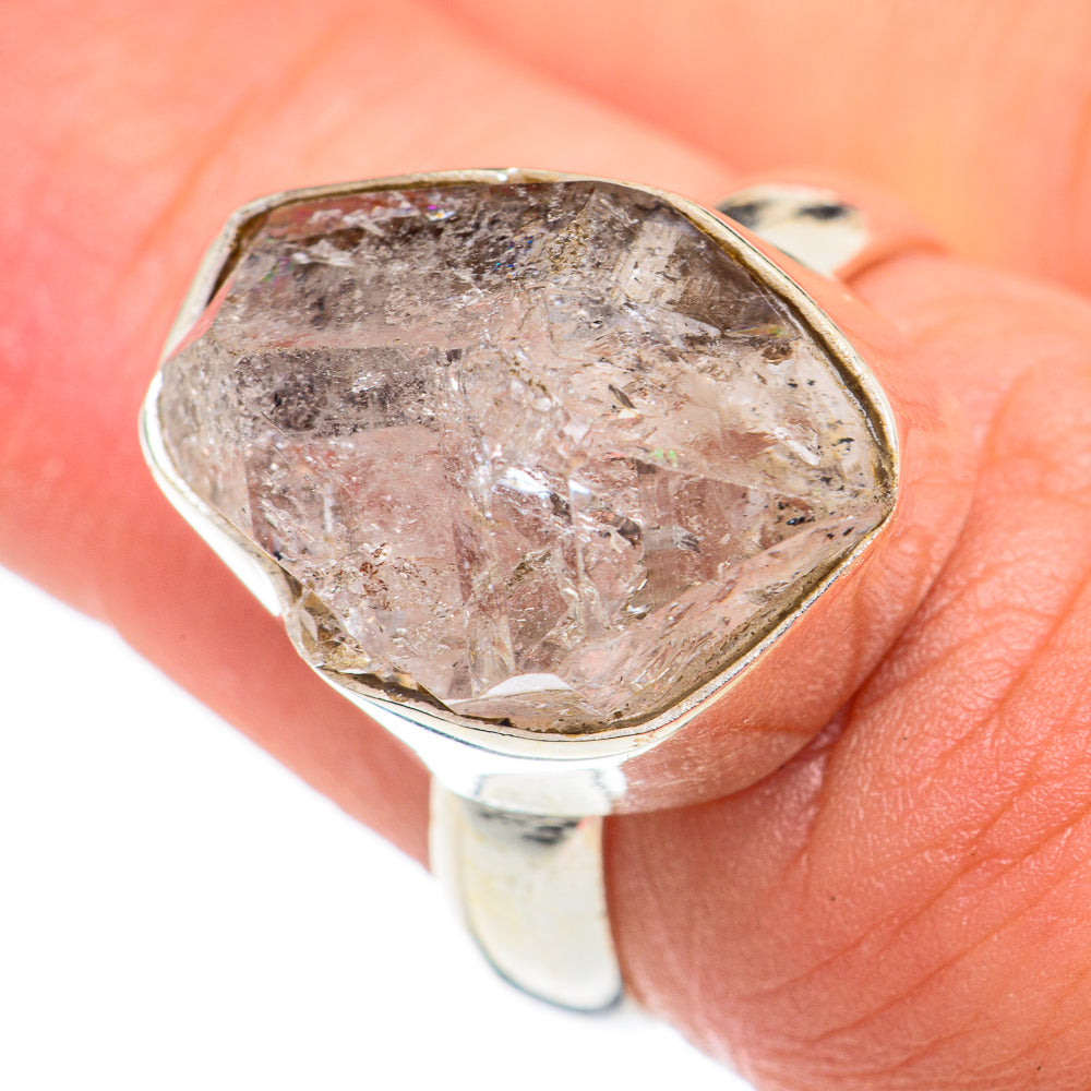 Herkimer Diamond Rings handcrafted by Anasilvercos - RING66959