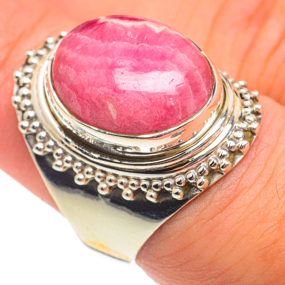 Rhodochrosite Rings handcrafted by Anasilvercos - RING66976