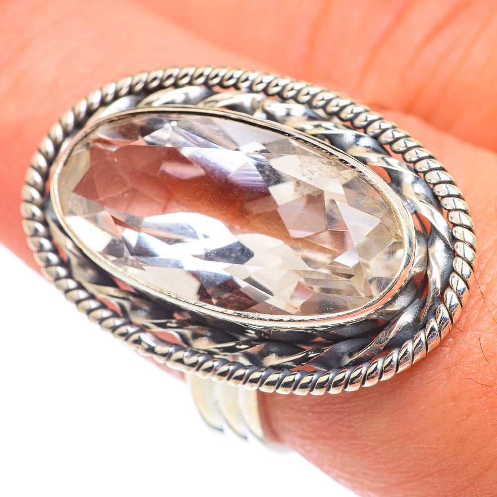 White Quartz Rings handcrafted by Anasilvercos - RING66983