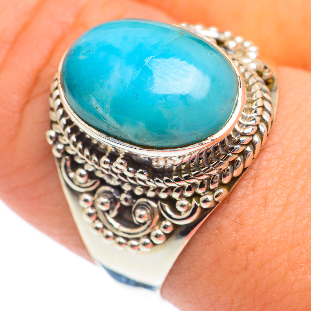 Larimar Rings handcrafted by Anasilvercos - RING66987