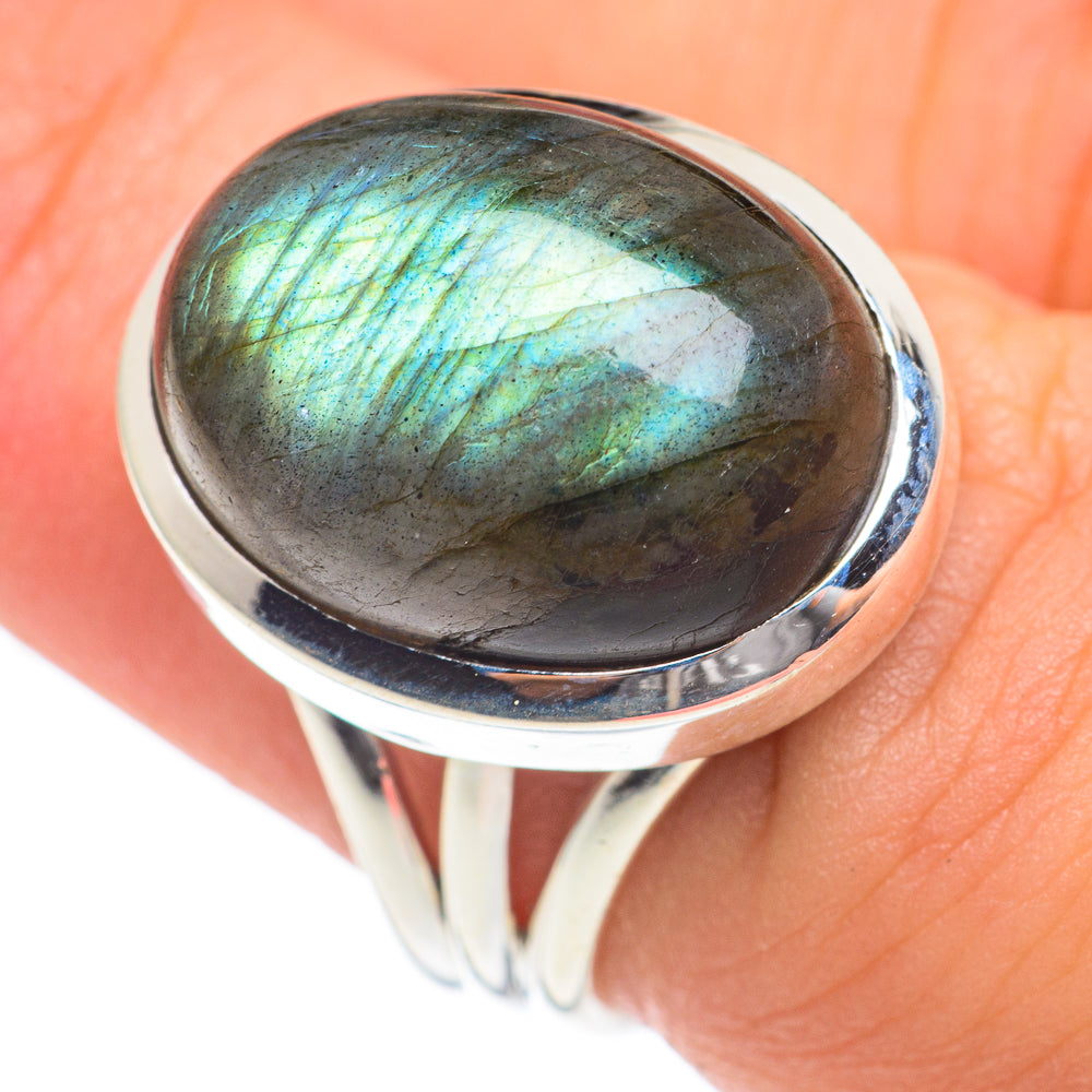 Labradorite Rings handcrafted by Anasilvercos - RING66994
