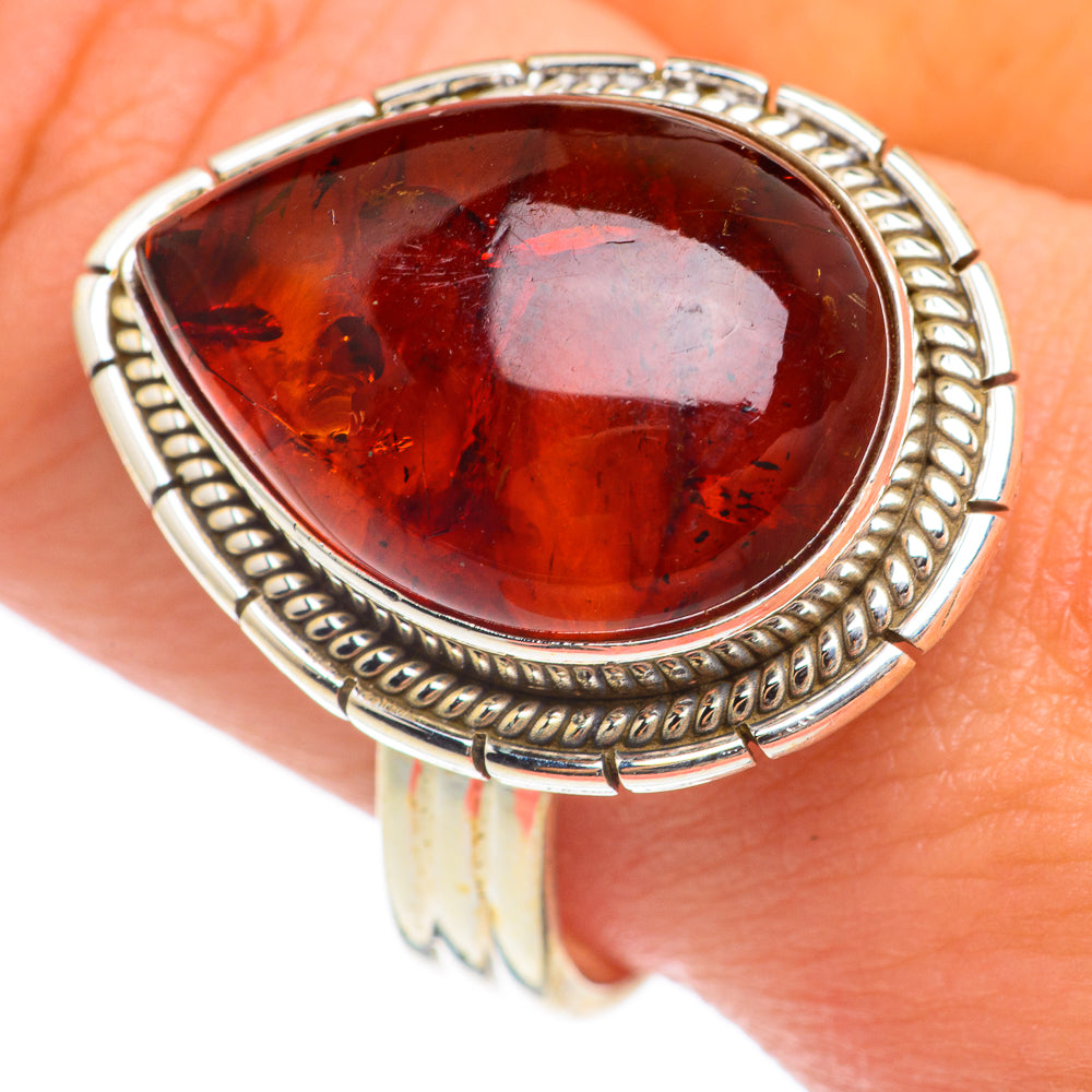 Baltic Amber Rings handcrafted by Anasilvercos - RING66997