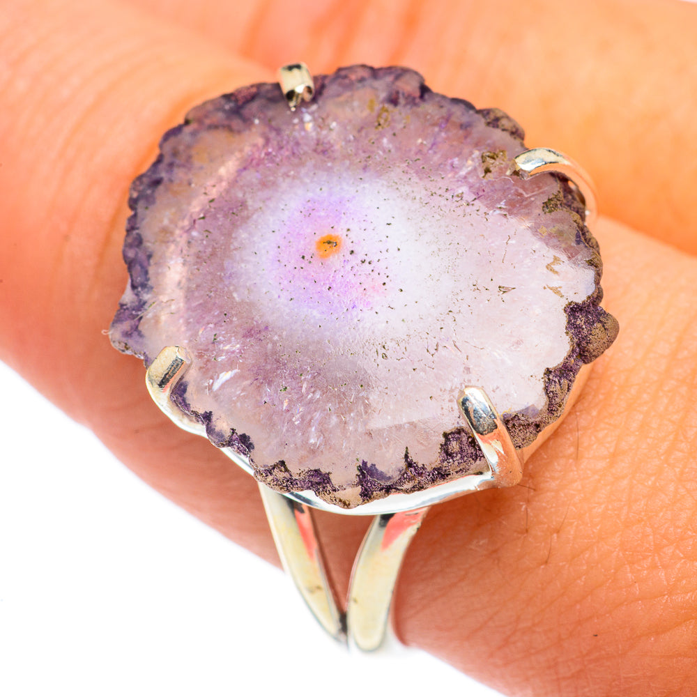 Amethyst Stalactite Rings handcrafted by Anasilvercos - RING67001