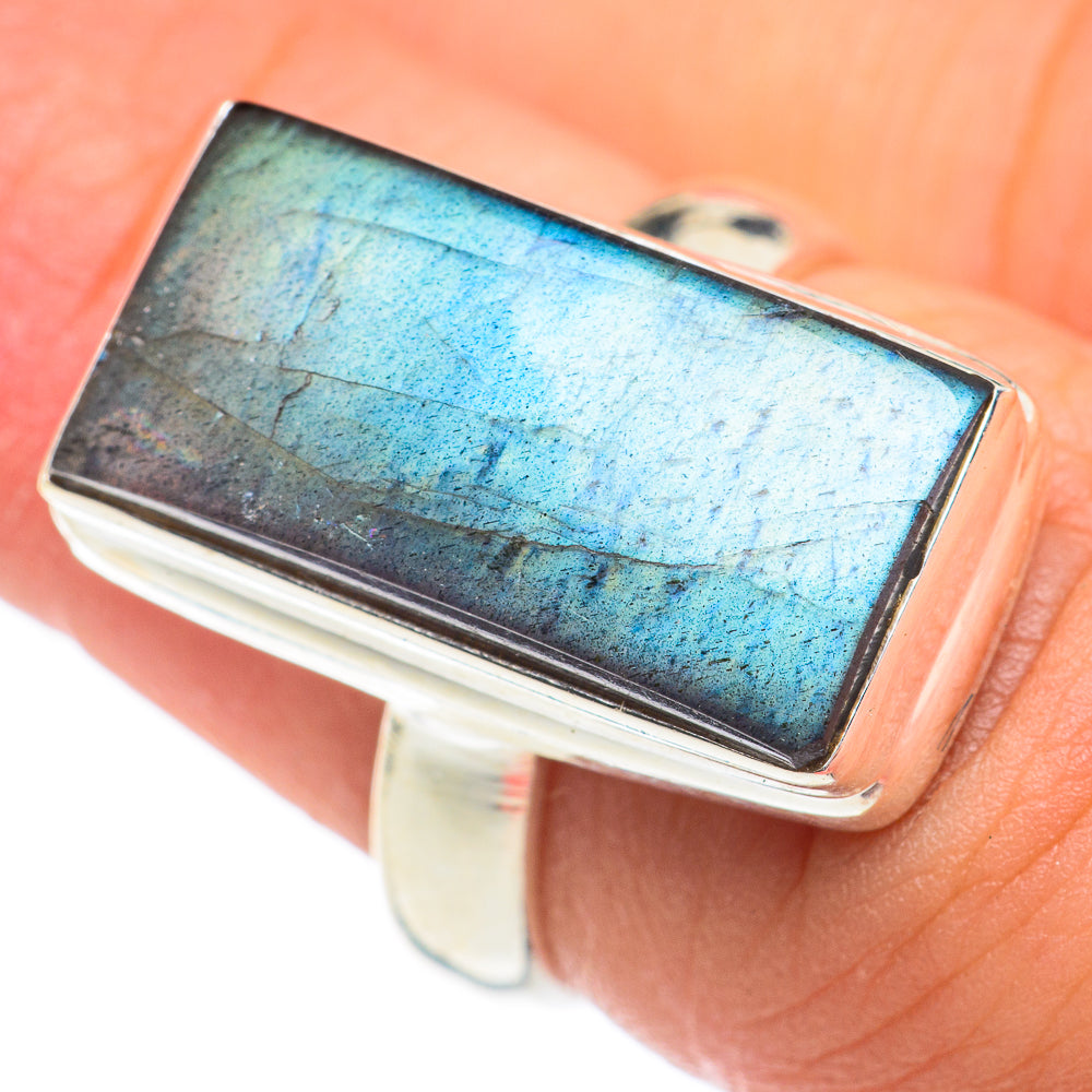 Labradorite Rings handcrafted by Anasilvercos - RING67065