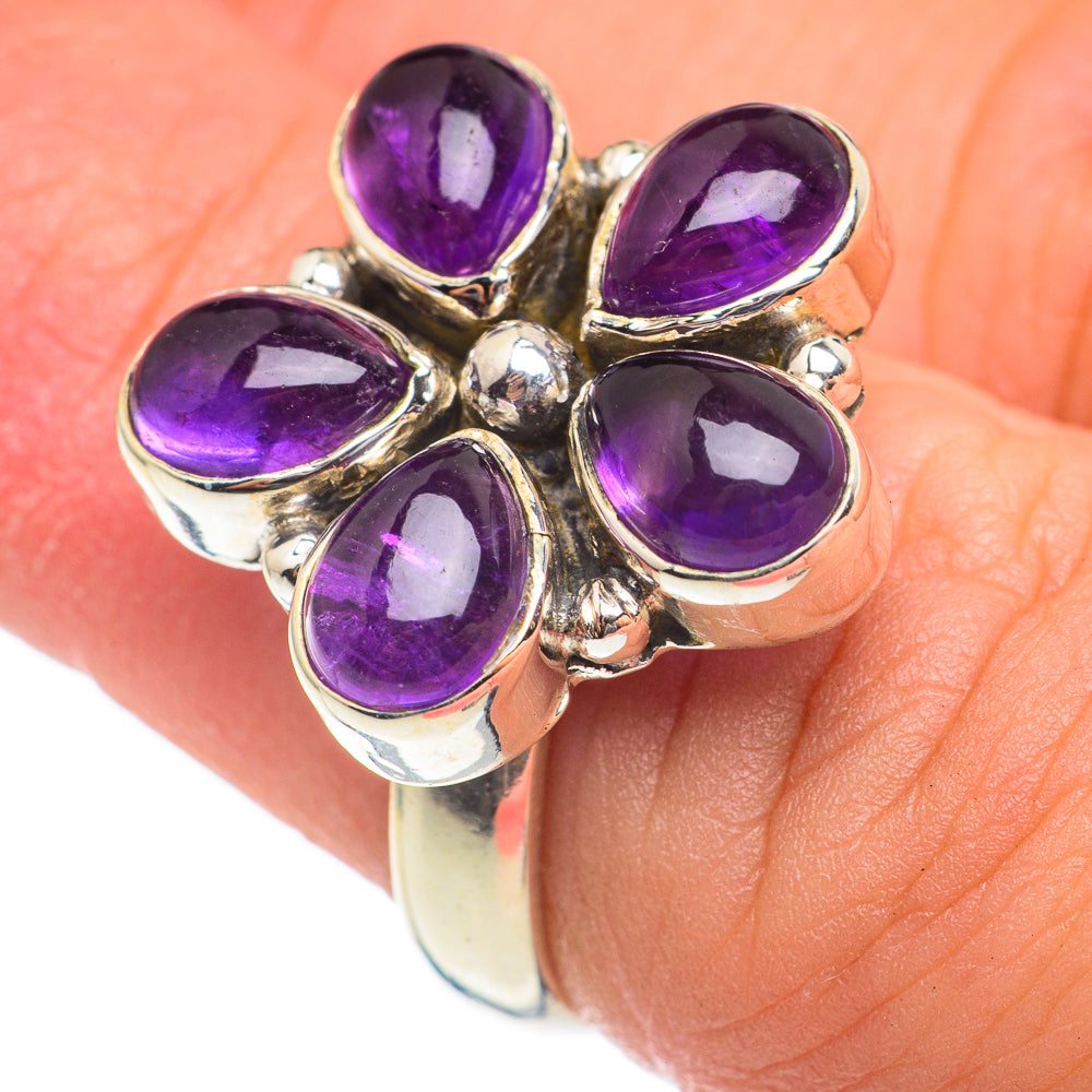 Amethyst Rings handcrafted by Anasilvercos - RING67077