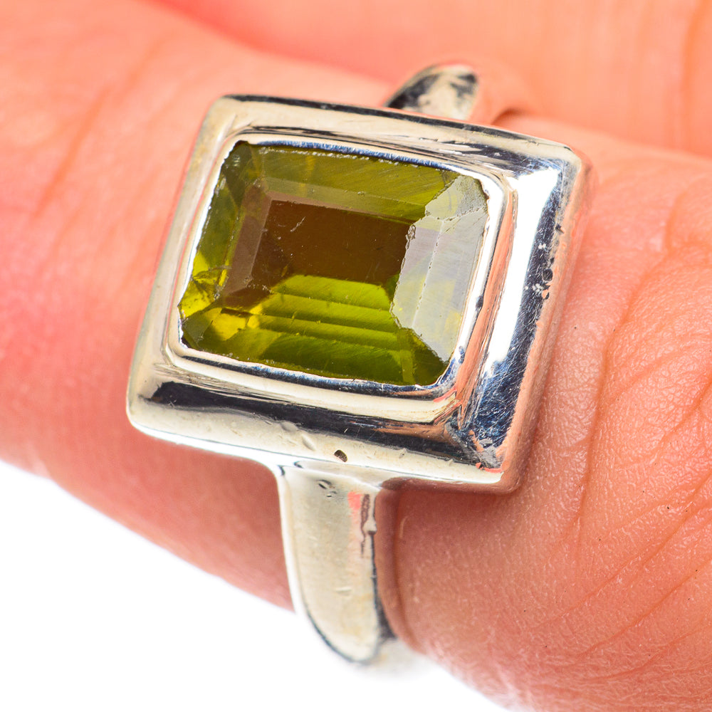 Peridot Rings handcrafted by Anasilvercos - RING67088