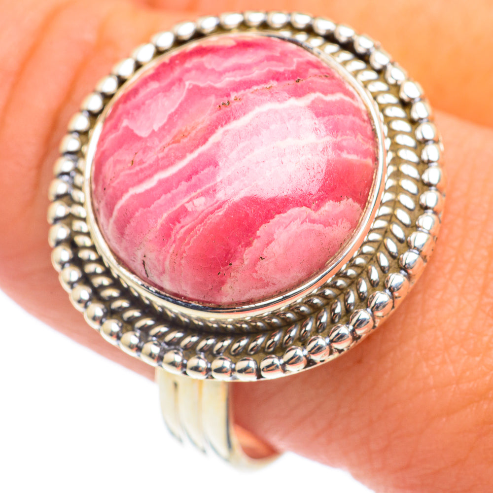 Rhodochrosite Rings handcrafted by Anasilvercos - RING67090