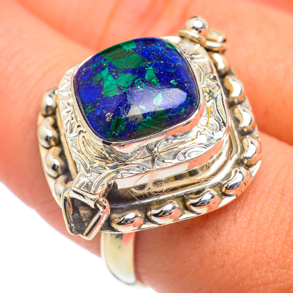 Azurite Rings handcrafted by Anasilvercos - RING67111