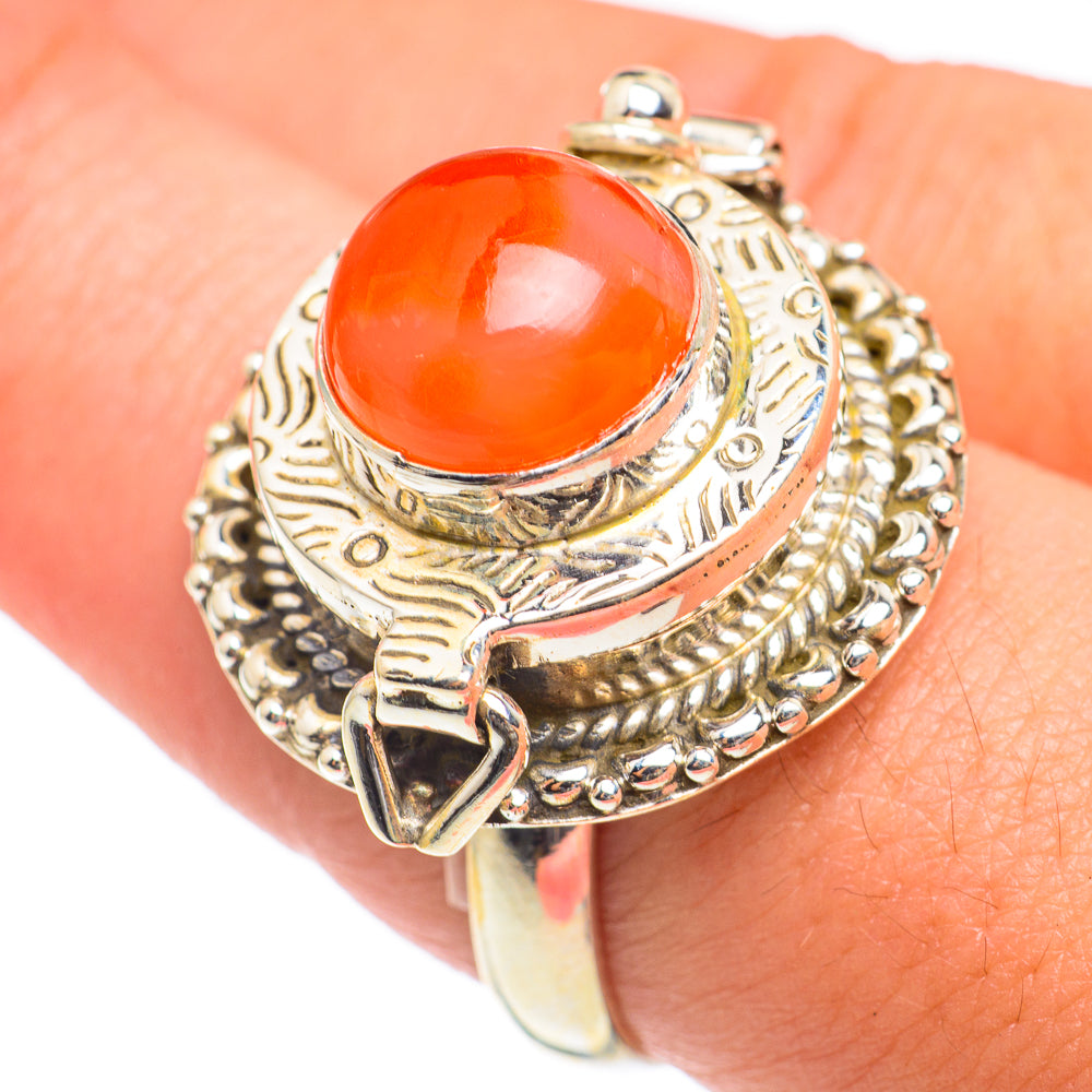 Carnelian Rings handcrafted by Anasilvercos - RING67123