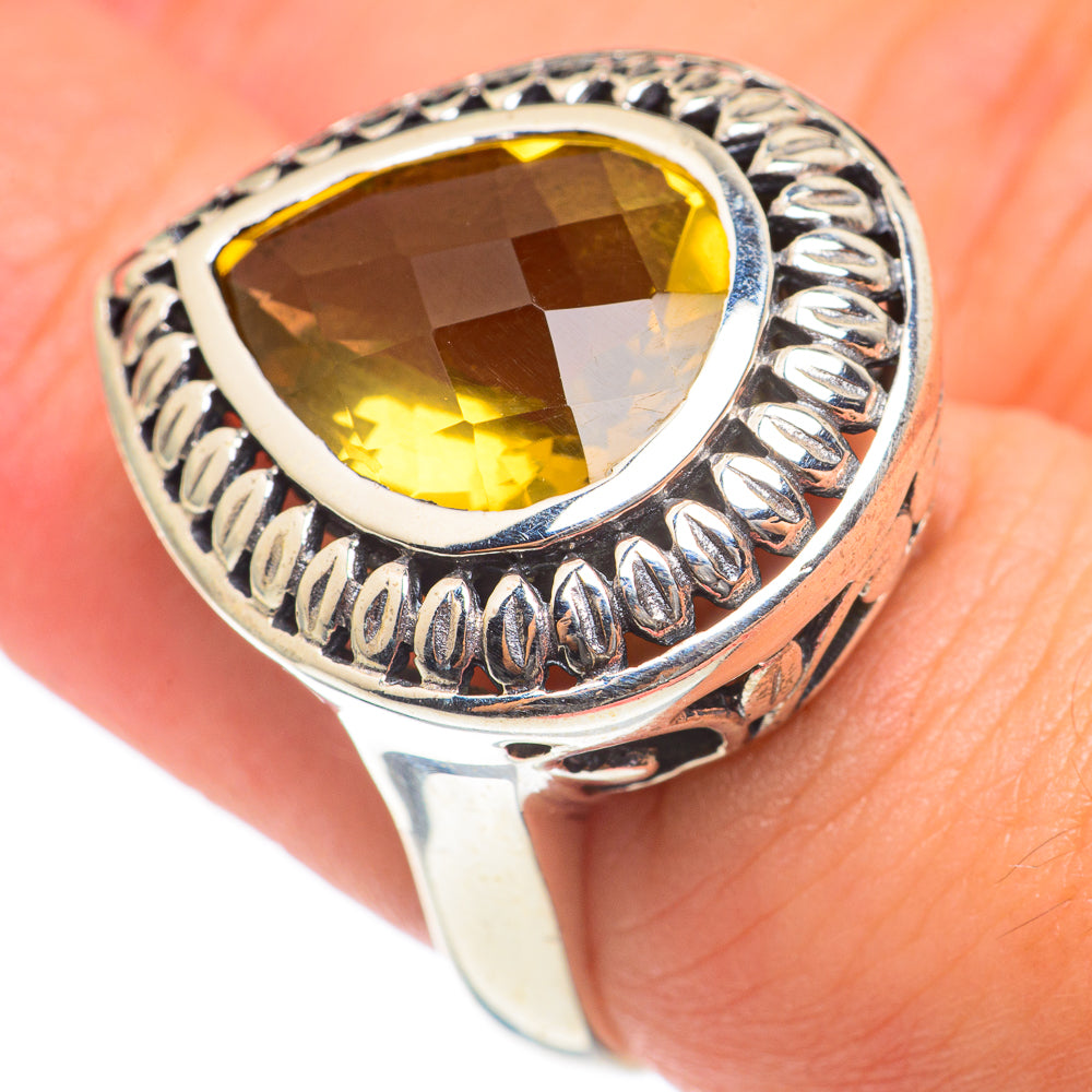 Citrine Rings handcrafted by Anasilvercos - RING67157