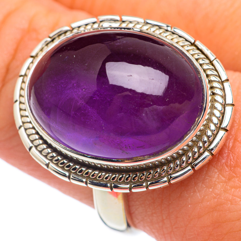 Amethyst Rings handcrafted by Anasilvercos - RING67179