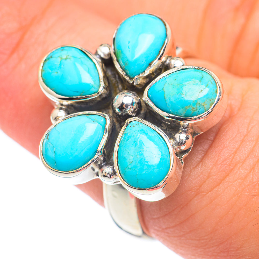Larimar Rings handcrafted by Anasilvercos - RING67196