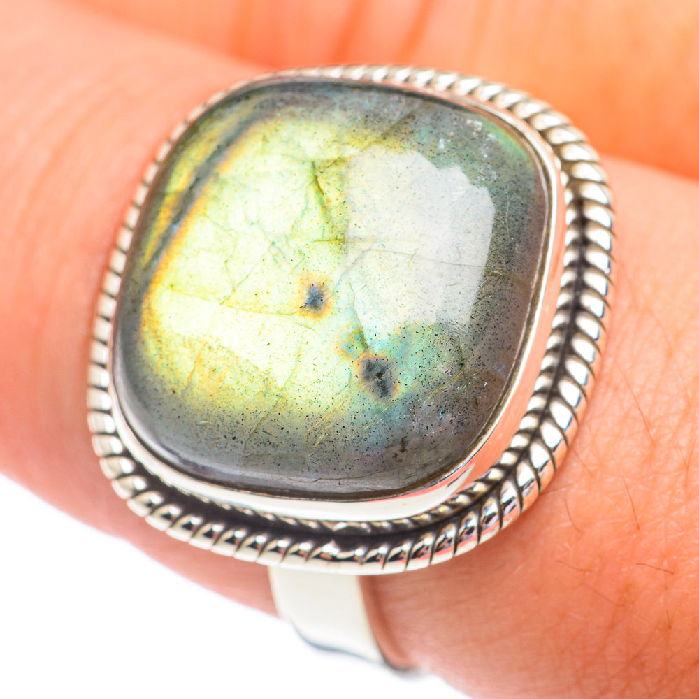 Labradorite Rings handcrafted by Anasilvercos - RING67199