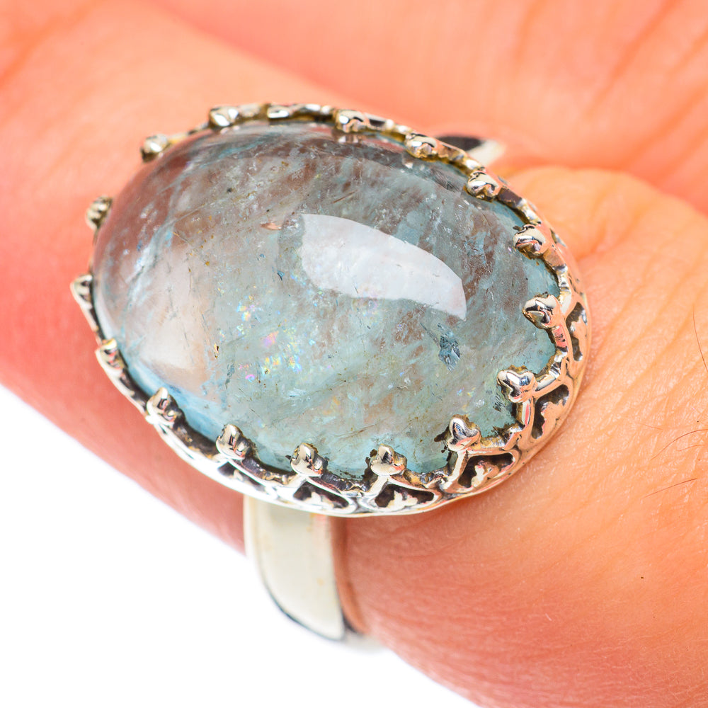 Aquamarine Rings handcrafted by Anasilvercos - RING67229